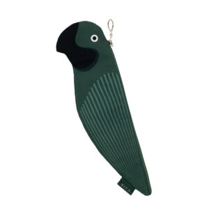 Green Parrot Pencil Case