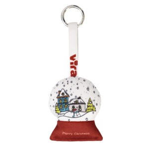 Snow Globe Bag Charm