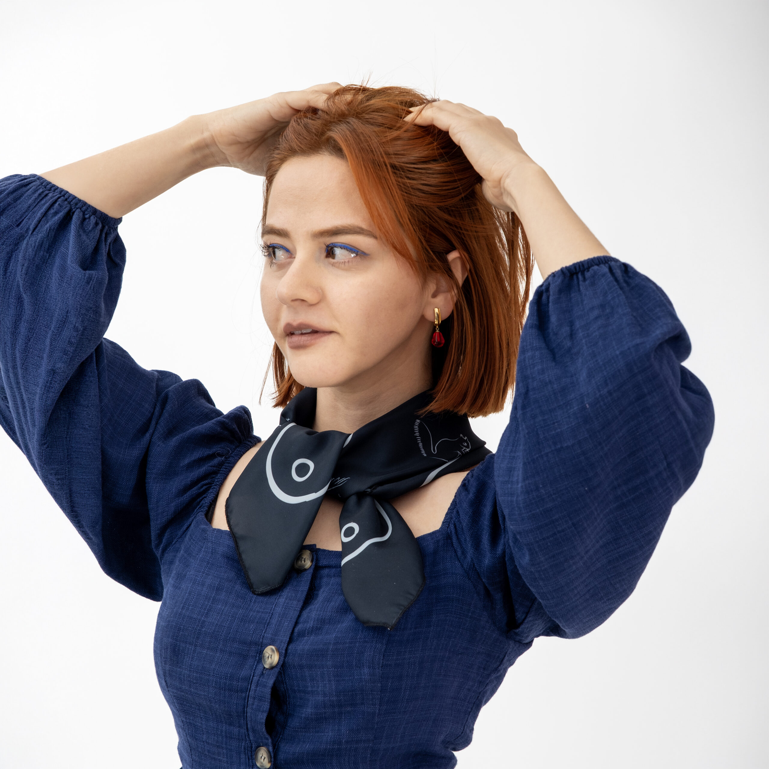 Midnight Fairytale Scarf - Görsel 3