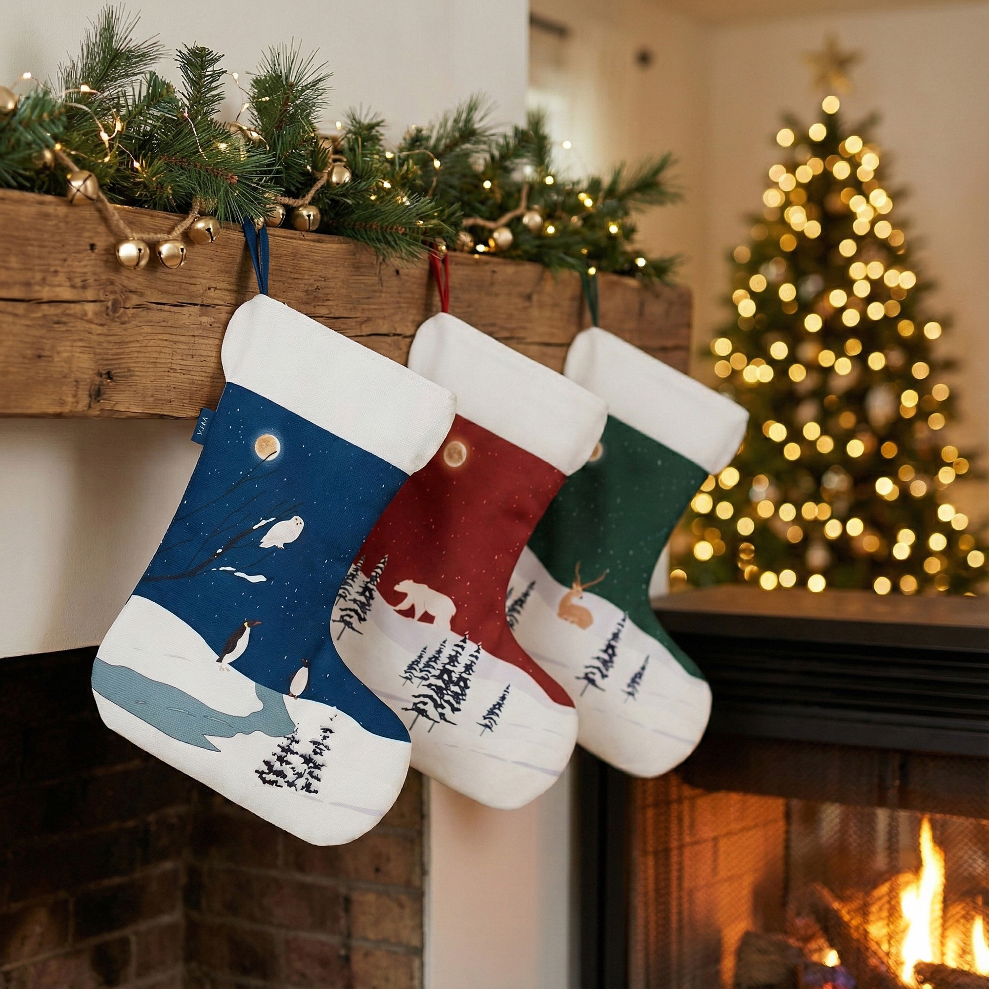 Christmas Socks | Dark Blue - Görsel 2